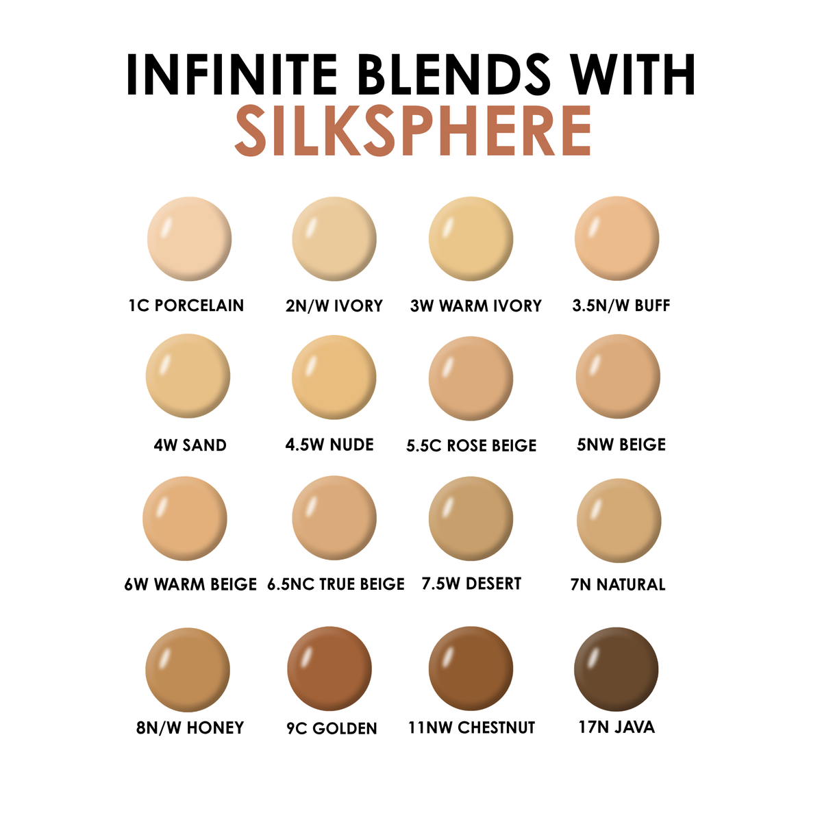 SilkSphere Airbrush Foundation 16-pack