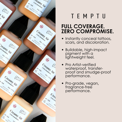 TEMPTU x MaqPro Creamy Air Corrective Makeup &amp; Tattoo Cover Set