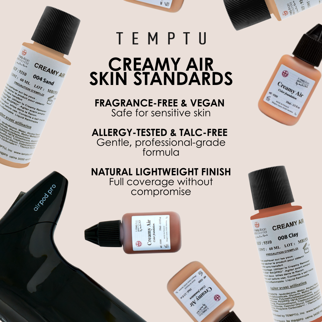TEMPTU x MaqPro Creamy Air Corrective Makeup &amp; Tattoo Cover Set