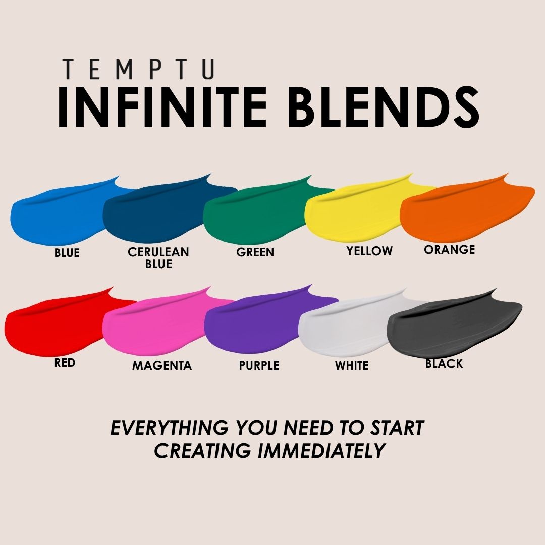 TEMPTU x MaqPro Creamy Air Creative Colors Set