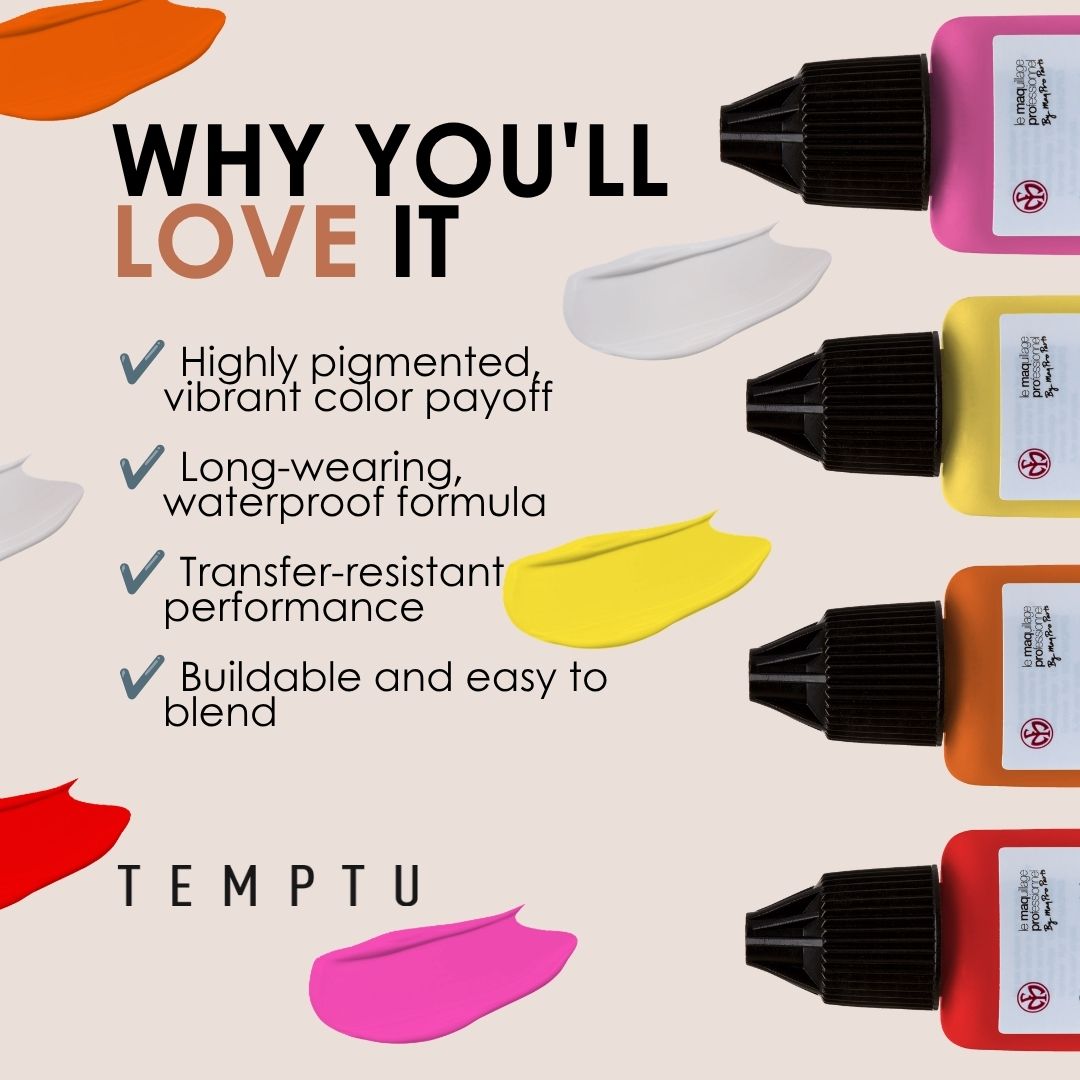 TEMPTU x MaqPro Creamy Air Creative Colors Set