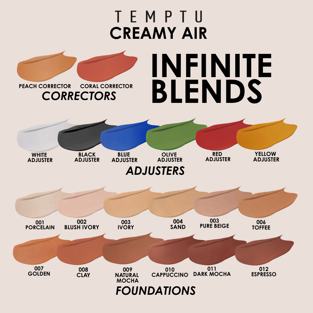 TEMPTU x MaqPro Creamy Air Corrective Makeup &amp; Tattoo Cover Set