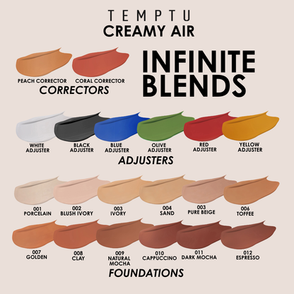 TEMPTU x MaqPro Creamy Air Corrective Makeup &amp; Tattoo Cover Set