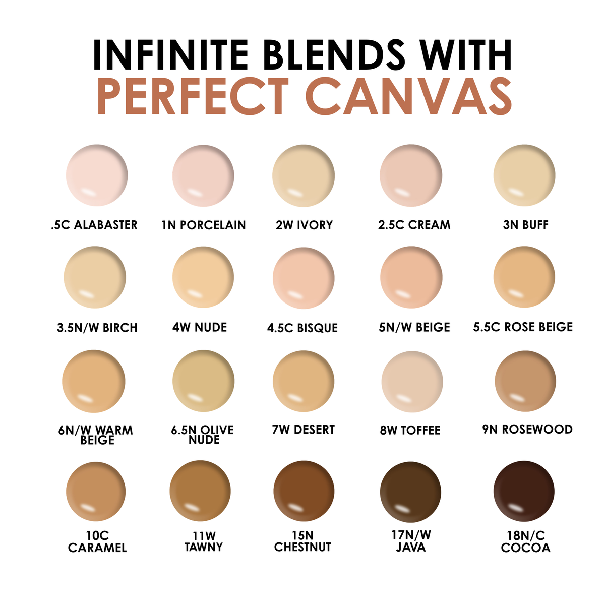 Perfect Canvas Airbrush Foundation 20-Pack