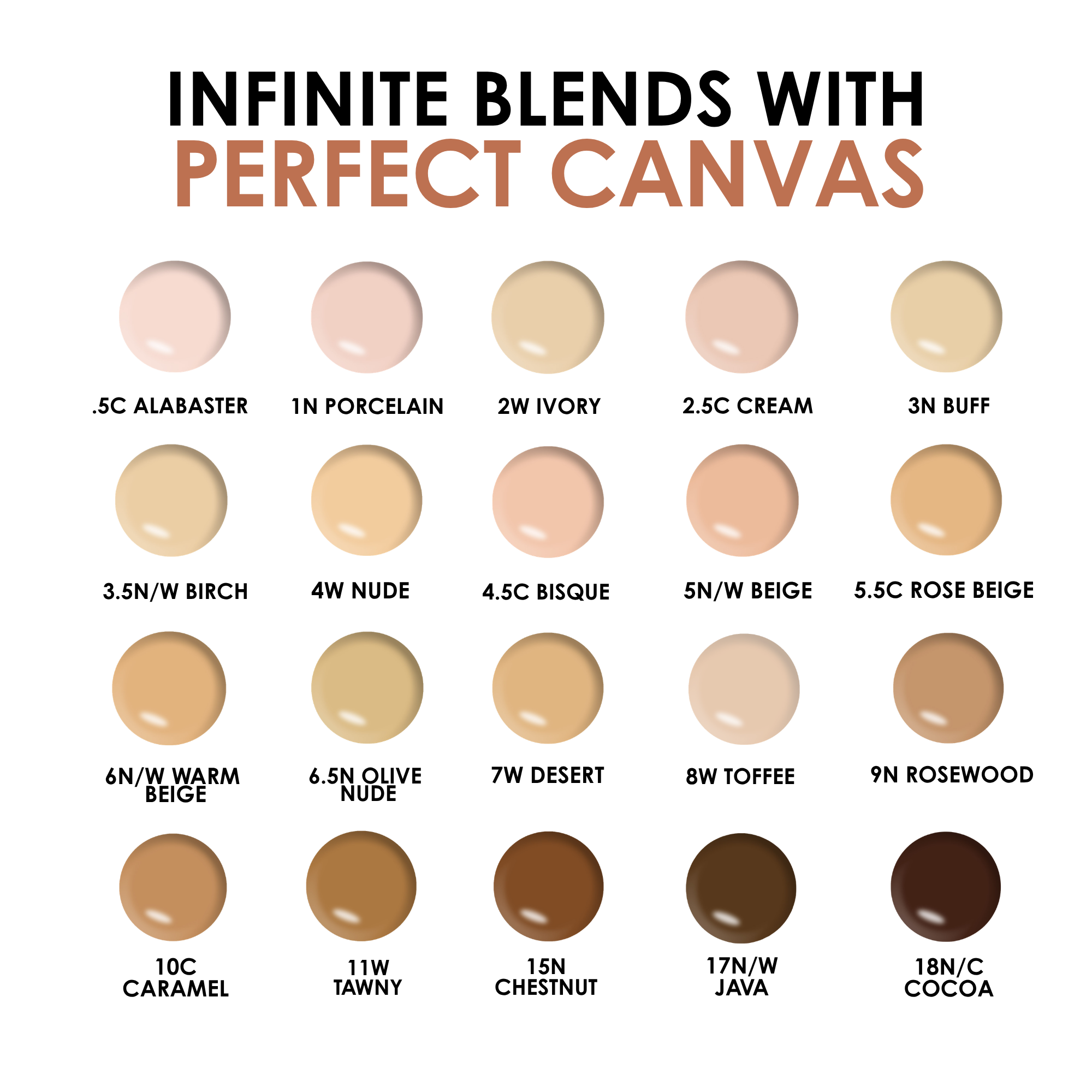 Perfect Canvas Airbrush Foundation 20-Pack