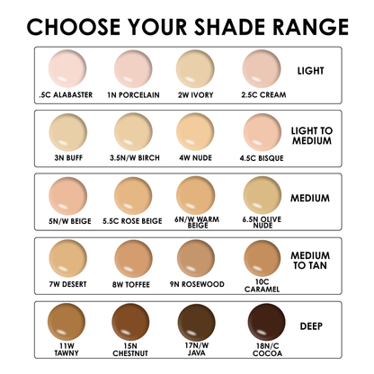 Perfect Canvas Airbrush Foundation 4-pack