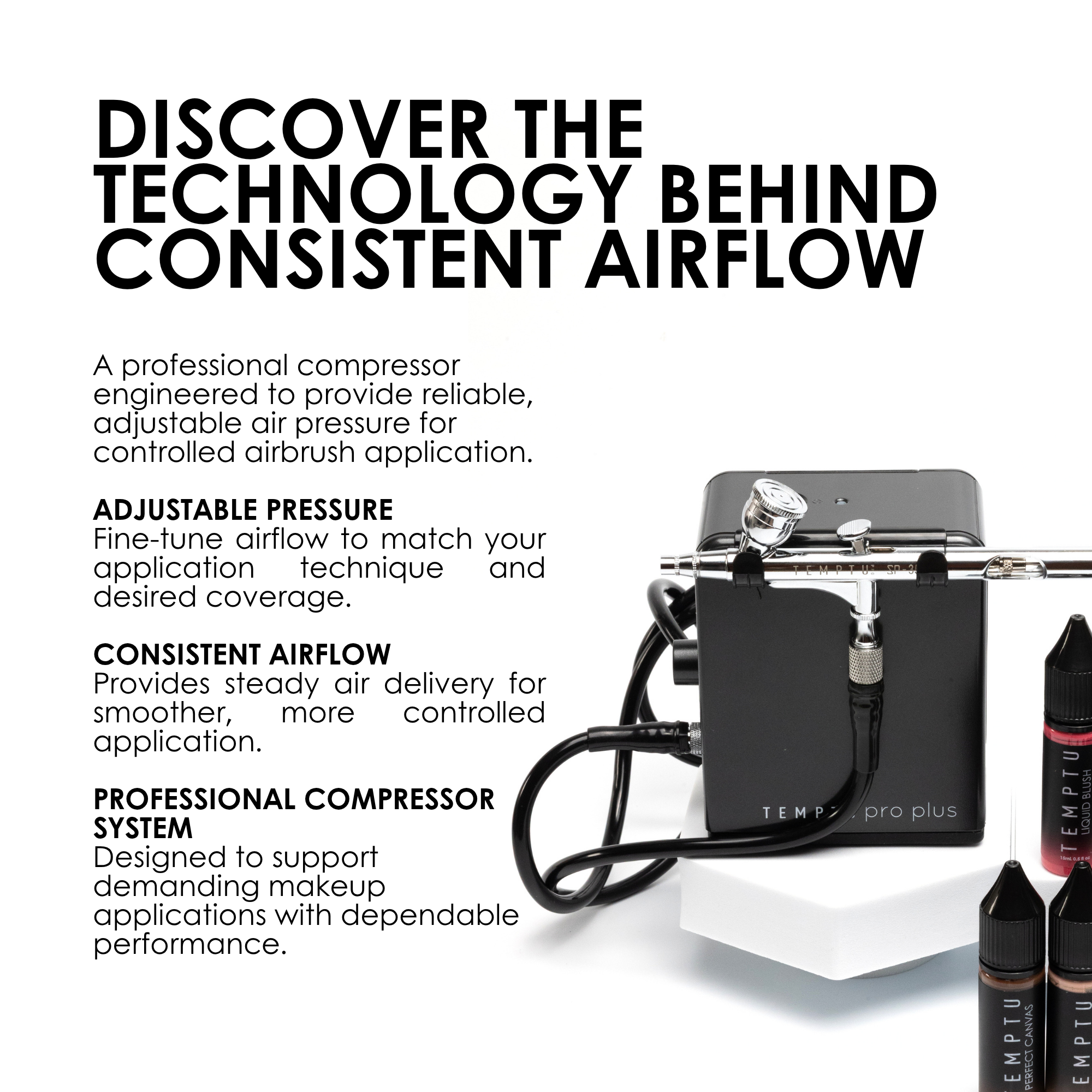 TEMPTU Pro Plus Airbrush Compressor