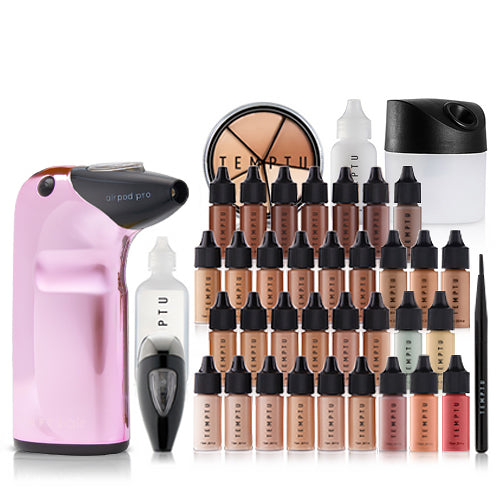 TEMPTU エアブラシセット Temptu Air Deluxe Airbrush Kit for Seamless Makeup Application